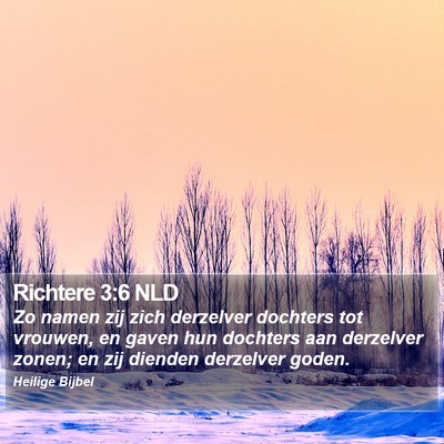 Richtere 3:6 NLD Bible Verse Image