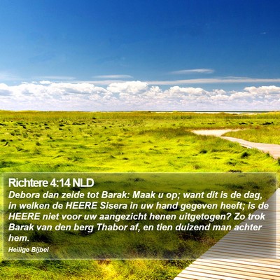 Richtere 4:14 NLD Bible Verse Image