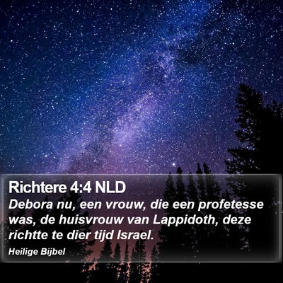 Richtere 4:4 NLD Bible Verse Image