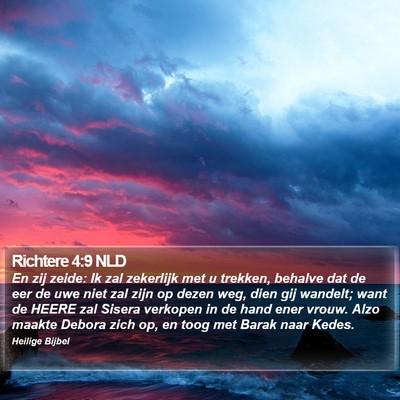 Richtere 4:9 NLD Bible Verse Image