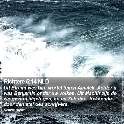 Richtere 5:14 NLD Bible Verse Image