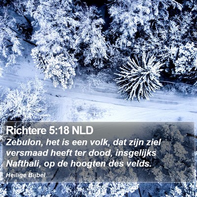 Richtere 5:18 NLD Bible Verse Image