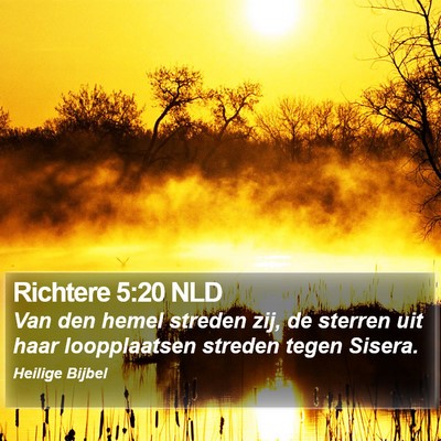 Richtere 5:20 NLD Bible Verse Image