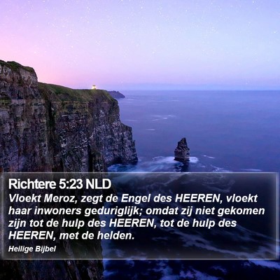 Richtere 5:23 NLD Bible Verse Image