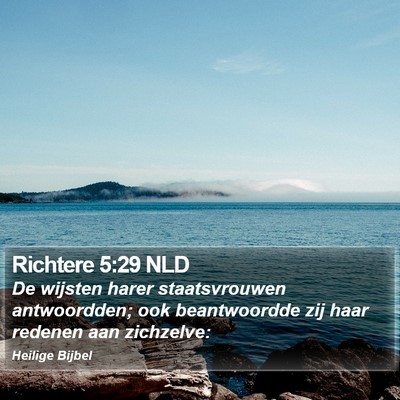 Richtere 5:29 NLD Bible Verse Image