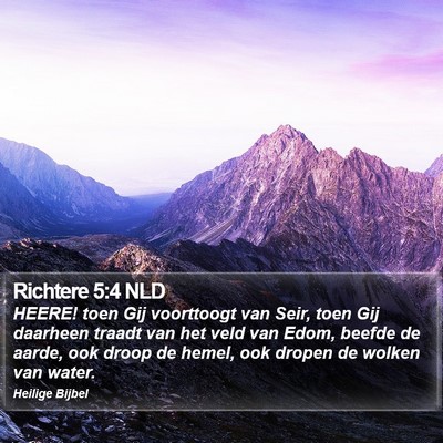 Richtere 5:4 NLD Bible Verse Image