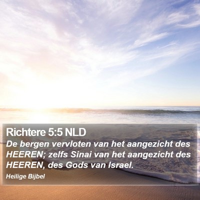 Richtere 5:5 NLD Bible Verse Image