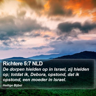 Richtere 5:7 NLD Bible Verse Image