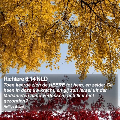 Richtere 6:14 NLD Bible Verse Image