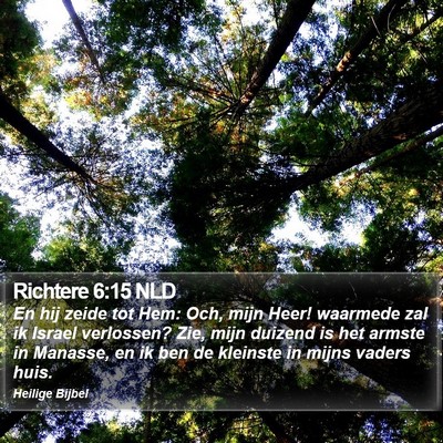 Richtere 6:15 NLD Bible Verse Image