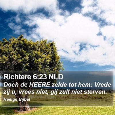 Richtere 6:23 NLD Bible Verse Image