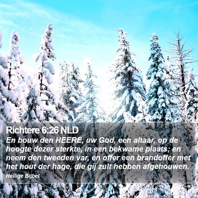 Richtere 6:26 NLD Bible Verse Image