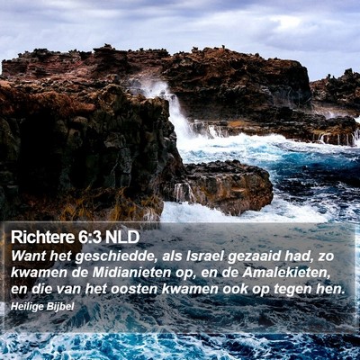 Richtere 6:3 NLD Bible Verse Image