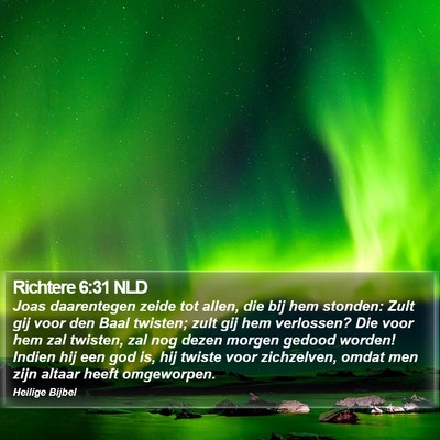 Richtere 6:31 NLD Bible Verse Image