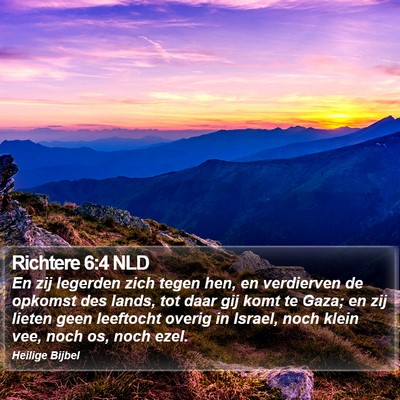 Richtere 6:4 NLD Bible Verse Image