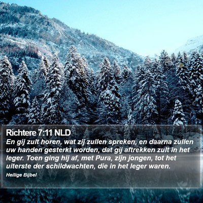 Richtere 7:11 NLD Bible Verse Image