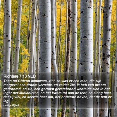 Richtere 7:13 NLD Bible Verse Image