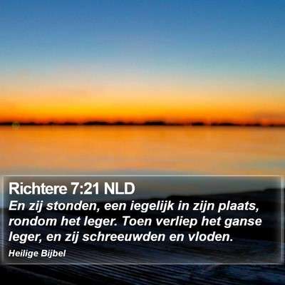 Richtere 7:21 NLD Bible Verse Image