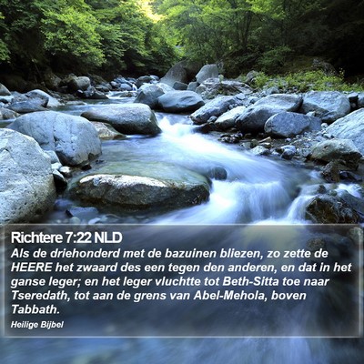 Richtere 7:22 NLD Bible Verse Image