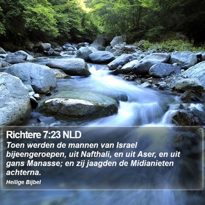 Richtere 7:23 NLD Bible Verse Image