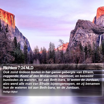 Richtere 7:24 NLD Bible Verse Image