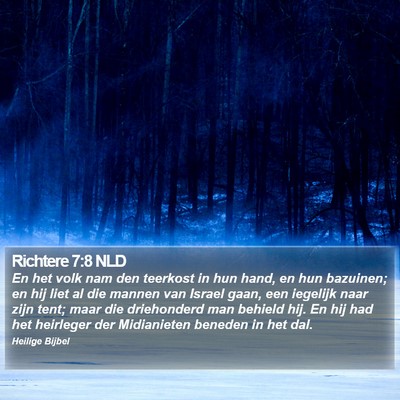 Richtere 7:8 NLD Bible Verse Image