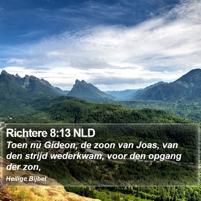 Richtere 8:13 NLD Bible Verse Image