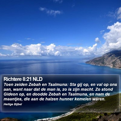 Richtere 8:21 NLD Bible Verse Image