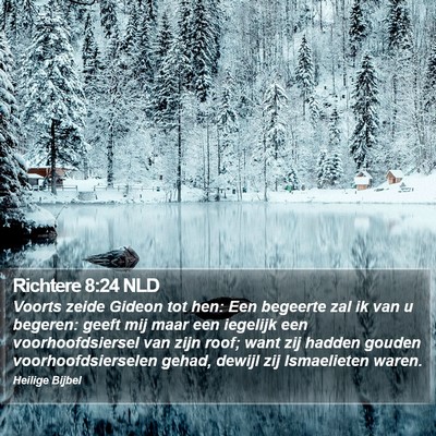 Richtere 8:24 NLD Bible Verse Image