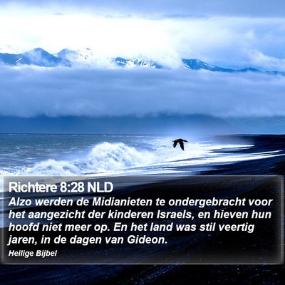 Richtere 8:28 NLD Bible Verse Image