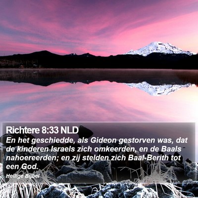 Richtere 8:33 NLD Bible Verse Image