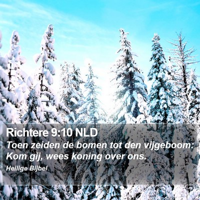 Richtere 9:10 NLD Bible Verse Image