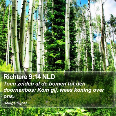 Richtere 9:14 NLD Bible Verse Image