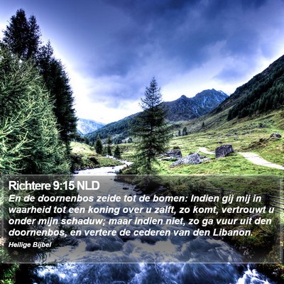 Richtere 9:15 NLD Bible Verse Image