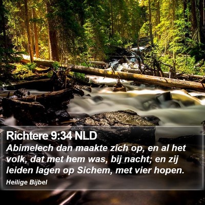 Richtere 9:34 NLD Bible Verse Image