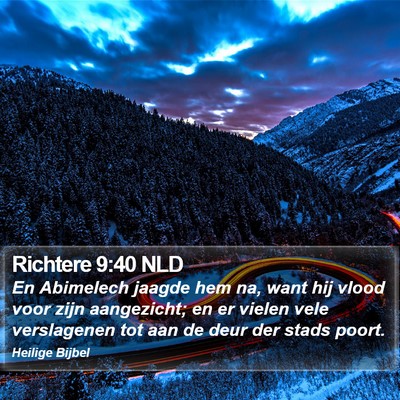 Richtere 9:40 NLD Bible Verse Image