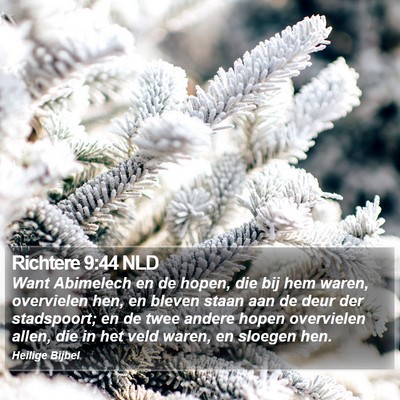 Richtere 9:44 NLD Bible Verse Image