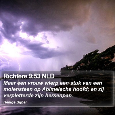 Richtere 9:53 NLD Bible Verse Image