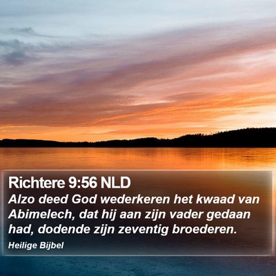 Richtere 9:56 NLD Bible Verse Image