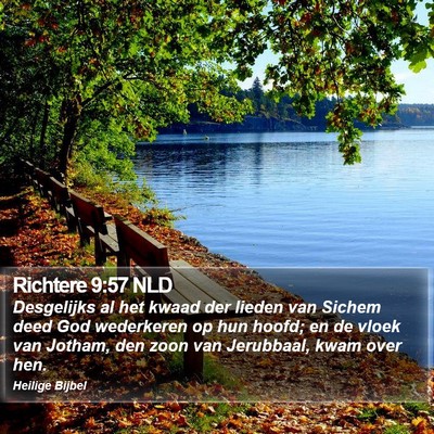 Richtere 9:57 NLD Bible Verse Image