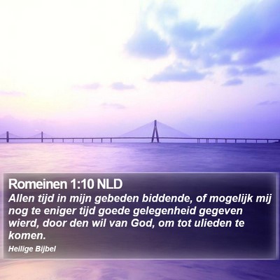 Romeinen 1:10 NLD Bible Verse Image
