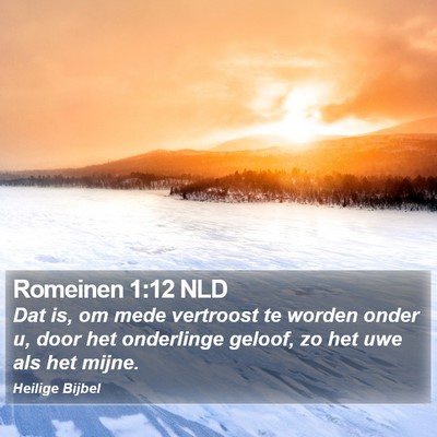 Romeinen 1:12 NLD Bible Verse Image