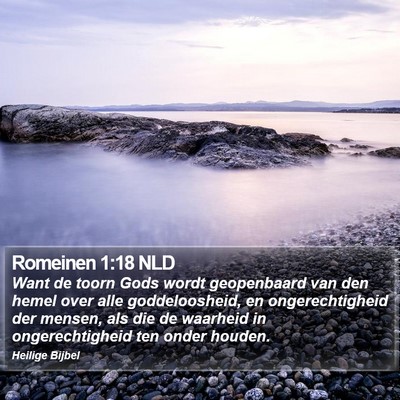 Romeinen 1:18 NLD Bible Verse Image