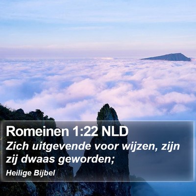 Romeinen 1:22 NLD Bible Verse Image