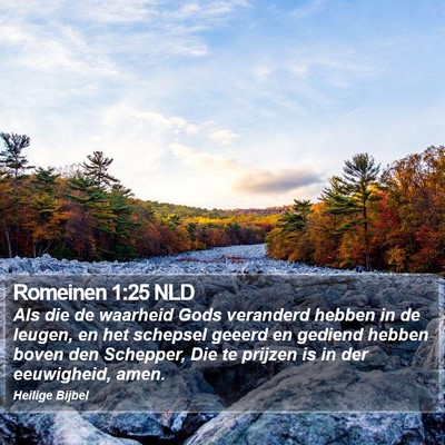 Romeinen 1:25 NLD Bible Verse Image