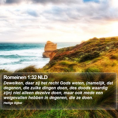 Romeinen 1:32 NLD Bible Verse Image