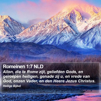 Romeinen 1:7 NLD Bible Verse Image