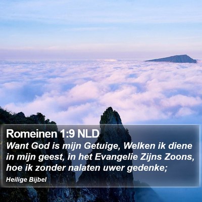 Romeinen 1:9 NLD Bible Verse Image