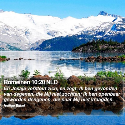 Romeinen 10:20 NLD Bible Verse Image