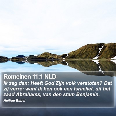 Romeinen 11:1 NLD Bible Verse Image